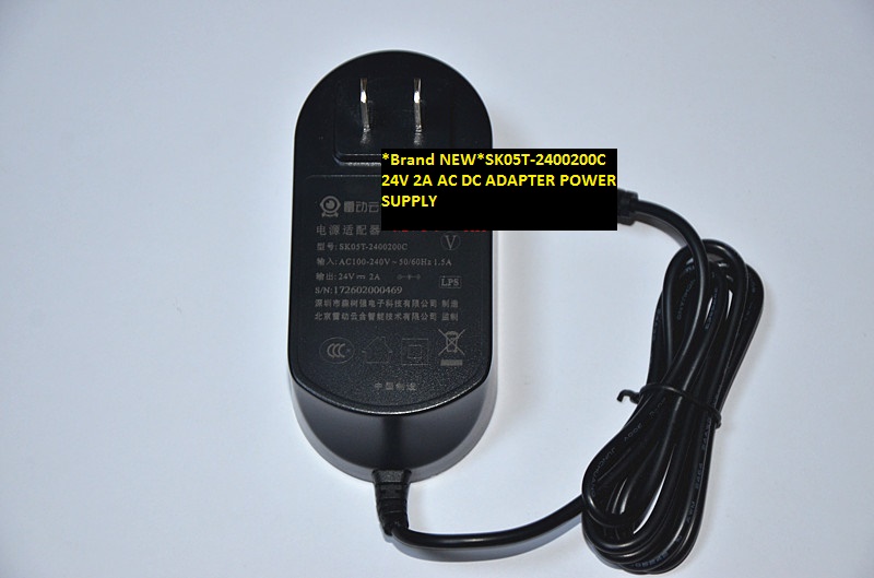 *Brand NEW*SK05T-2400200C 24V 2A AC DC ADAPTER POWER SUPPLY